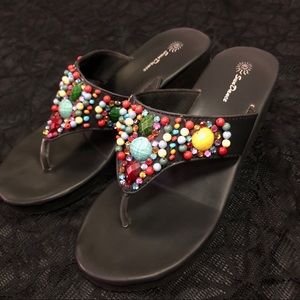 SunDance Beaded Sandals